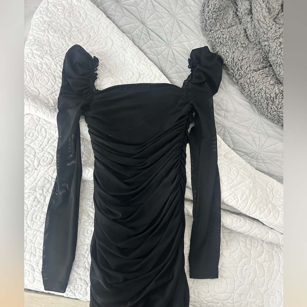 Black, elegant tight dress